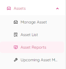 Manage Asset Menu