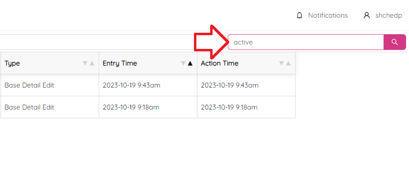 Asset Reports Search
