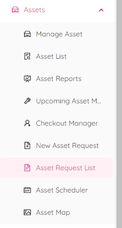 Asset Request List Module