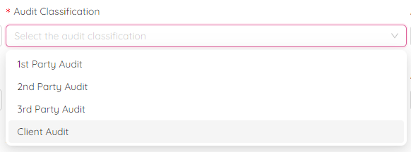 Audit Classification