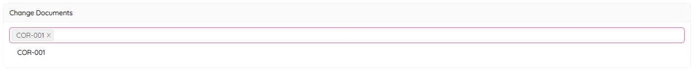 RFI Change Documents