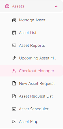 Checkout Manager Menu