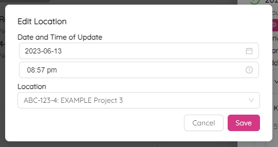 Edit Location History