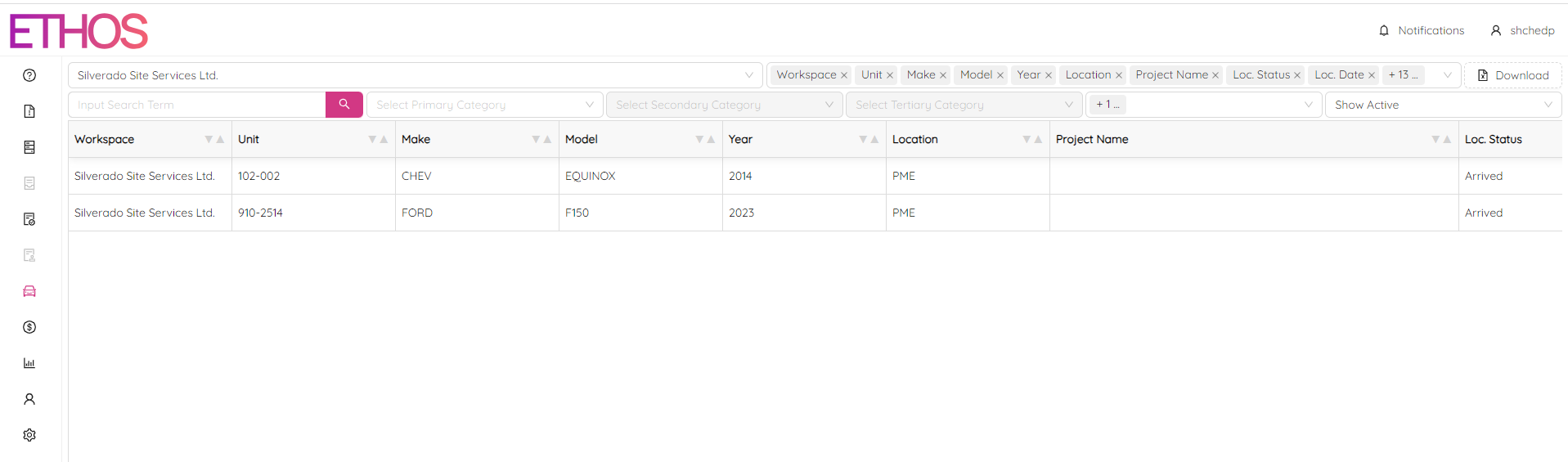 Assets Filter by Label