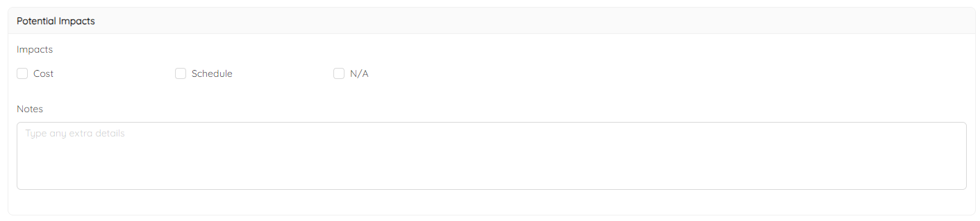 NCR Potential Impacts