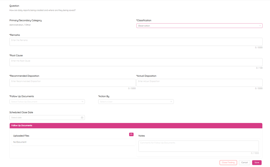 Question Classification Information