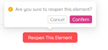 Reopen Element