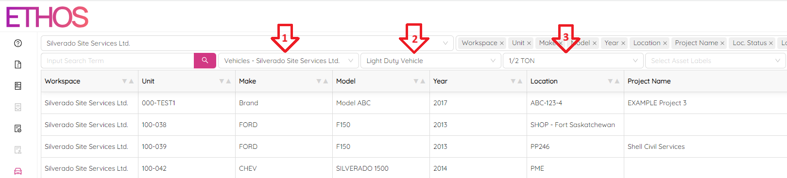 Assets Tertiary Category