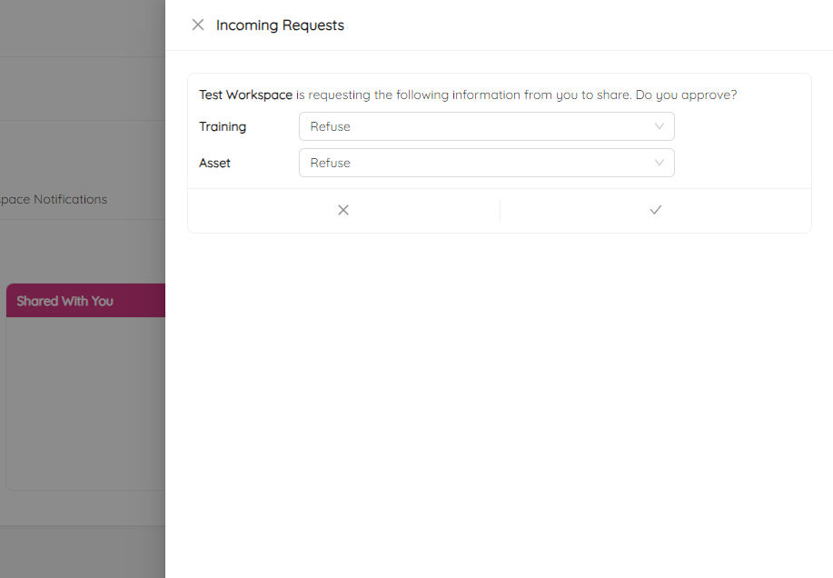 Workspace Settings Incoming Collaboration Requests